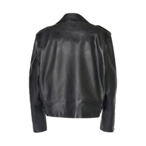 Brando Biker Moto Racer Leather Jacket Back