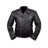 Chris Brown Aviator Leather Jacket