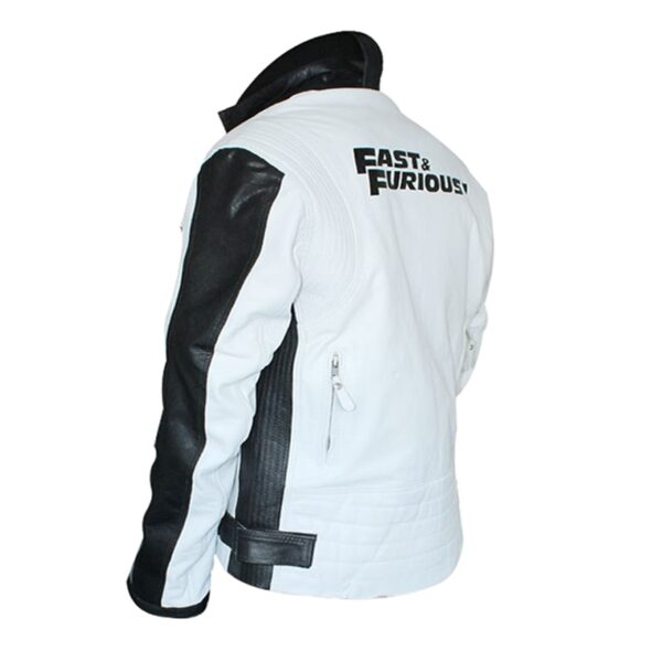 Dominic Toretto Fast and Furious 7 Premiere White Jacket Side