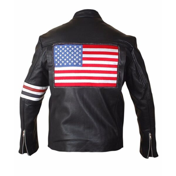 Easy Rider Peter Fonda Classic Leather Jacket Back