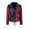 Heartless Asylum Harley Quinn Leather Movie Jacket