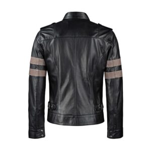 Leon Kennedy Leather Jacket Back