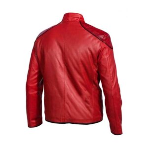 Marvel Shazam as Zachary Levi Genuine Leather Jacket Back