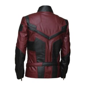 Marvels Daredevil Charlie Cox Leather Jacket Back