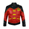 Robin Red Justice League Real Leather Jacket
