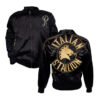 Rocky III Sylvester Stallone Italian Stallione Black Training Jacket