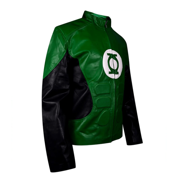 Ryan Reynolds Green Lantern Hal Jordon Leather Jacket sideview