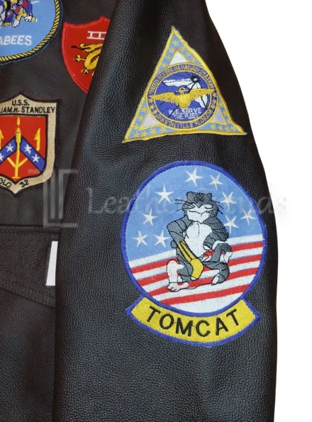 Top Gun Tom Cruise jacket sleeve badges