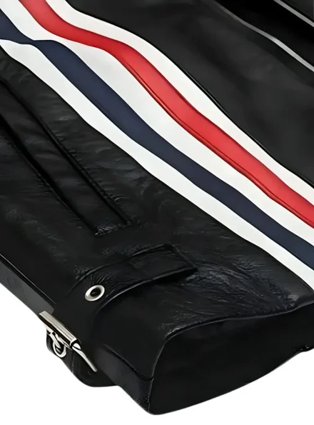 Wyatt’s Easy Rider leather jacket waist side belt