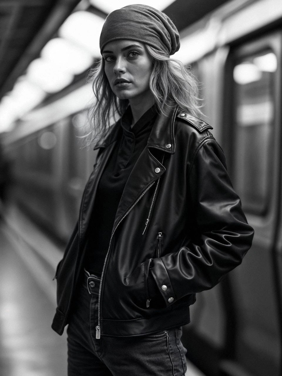 leather trends streetwear women