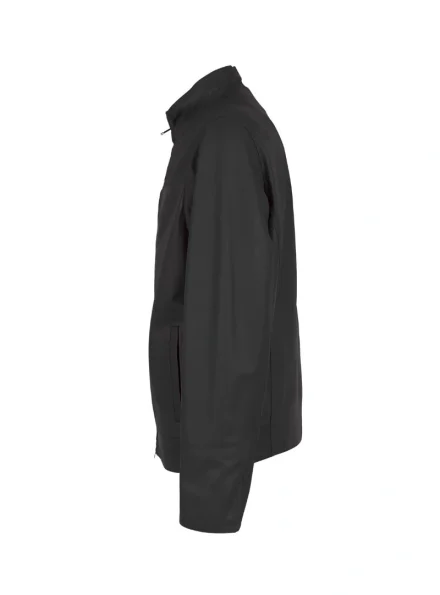 luxury black biker style Geox Ottaya leather jacket side