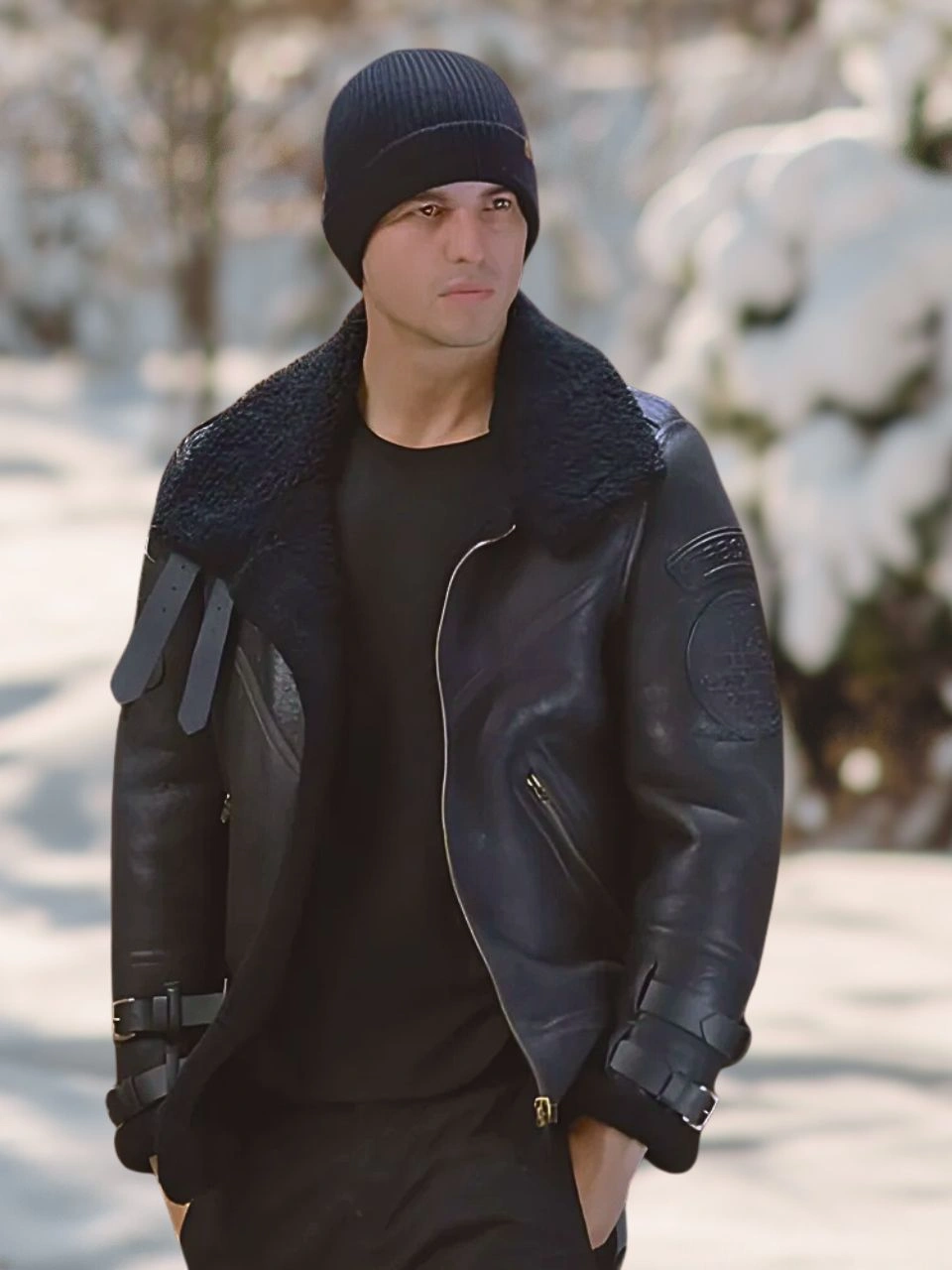 winter men leather trends