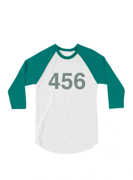 456 inspired wool unisex Squid Game player costume shirt