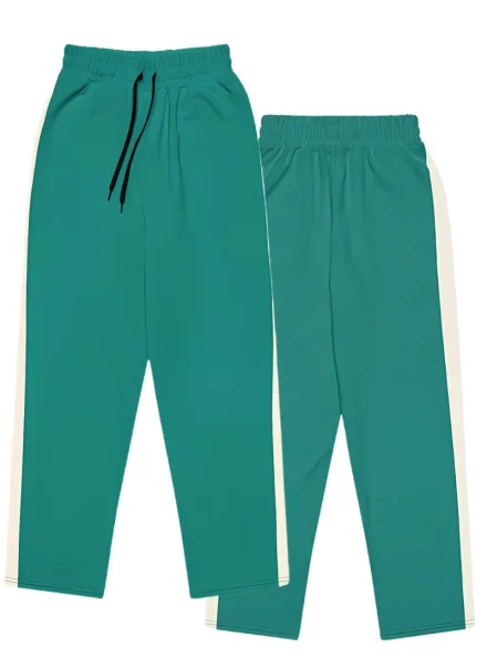 456 inspired wool unisex Squid Game player costume trouser