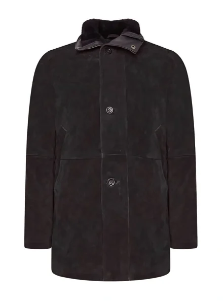 McKinley Cappuccino Longmire black coat for men
