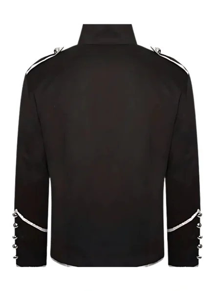 My Chemical Romance black Military style Parade jacket back
