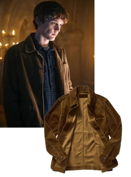 Wednesday Tyler brown Corduroy ojai jacket