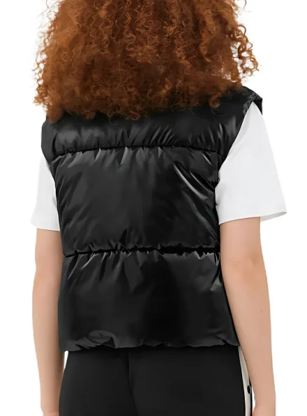 Wednesday quilted puffer vest back