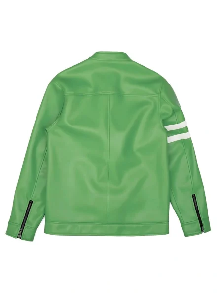 boys iconic Alien Swarm Ben 10 green jacket backside