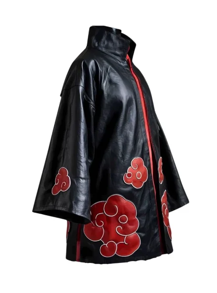 red clouds cosplay Kimono Naruto Akatsuki robe side