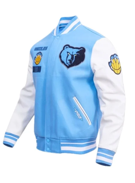 Men's Grizzlies Memphis Wool Varsity Jacket Sideview