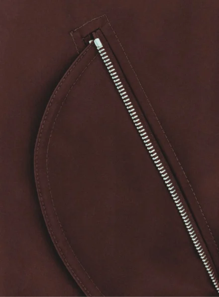 Premium Zip-Up Bomber Jacket – Durable & Sleek Design BROWN