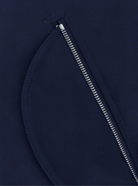Premium Zip-Up Bomber Jacket. BLUE
