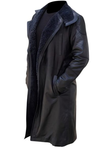 Ryan Gosling's Blade Runner 2049 Leather Coat Side