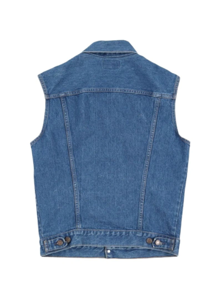 men's 1970’s Levi’s vintage denim vest back