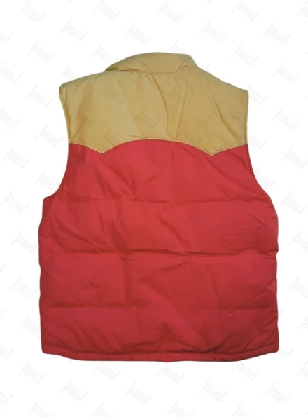 Noah Schnapp Stranger Things Will Red Puffer Vest Back Style 1