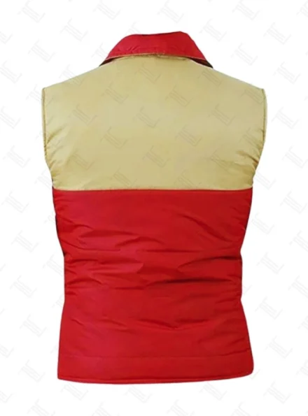 Noah Schnapp Stranger Things Will Red Puffer Vest Back Style 2