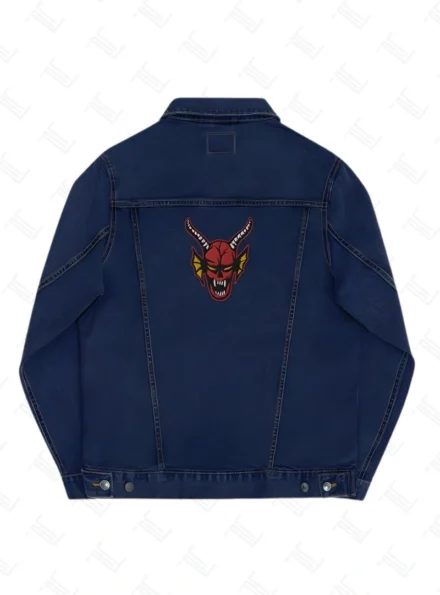 Stranger Things Hellfire Club Denim Jacket Back
