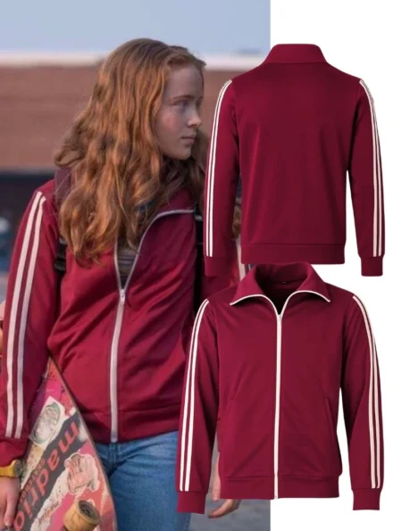 Stranger Things Max Track Wool Jacket