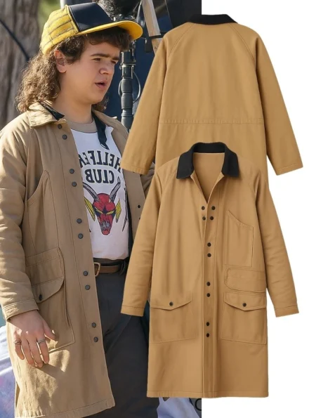 Stranger Things S05 Dustin Henderson Brown Coat
