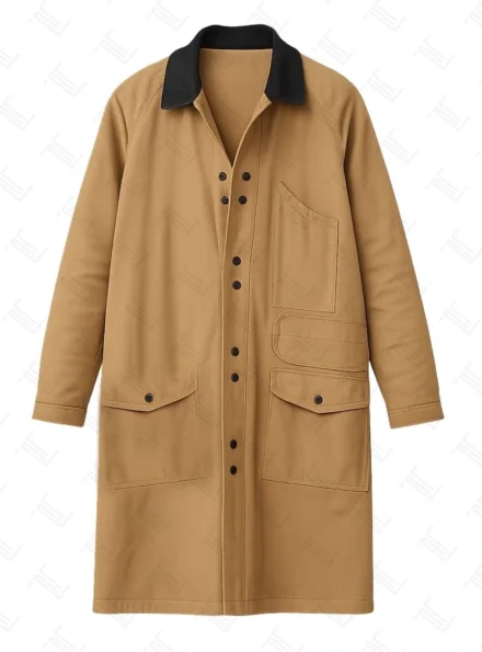Stranger Things S05 Dustin Henderson Brown Coat Front