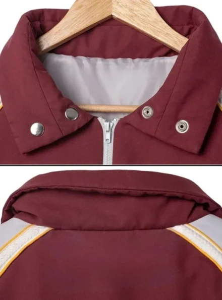 Stranger Things S05 Lucas Sinclair Varsity Jacket Collar
