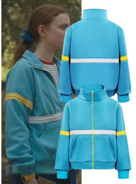 Stranger Things S4 Max Mayfield Varsity Jacket