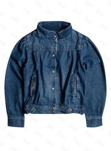 Stranger Things S4 Nancy Wheeler Denim Jacket Front