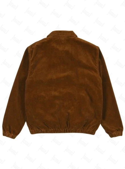 Stranger Things Season 4 Mayfield Max Brown Corduroy Jacket Back