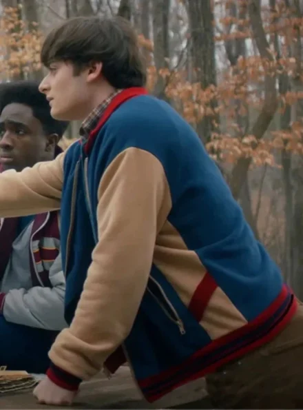 Stranger Things Season 5 Will Byer's Varsity Jacket Side View