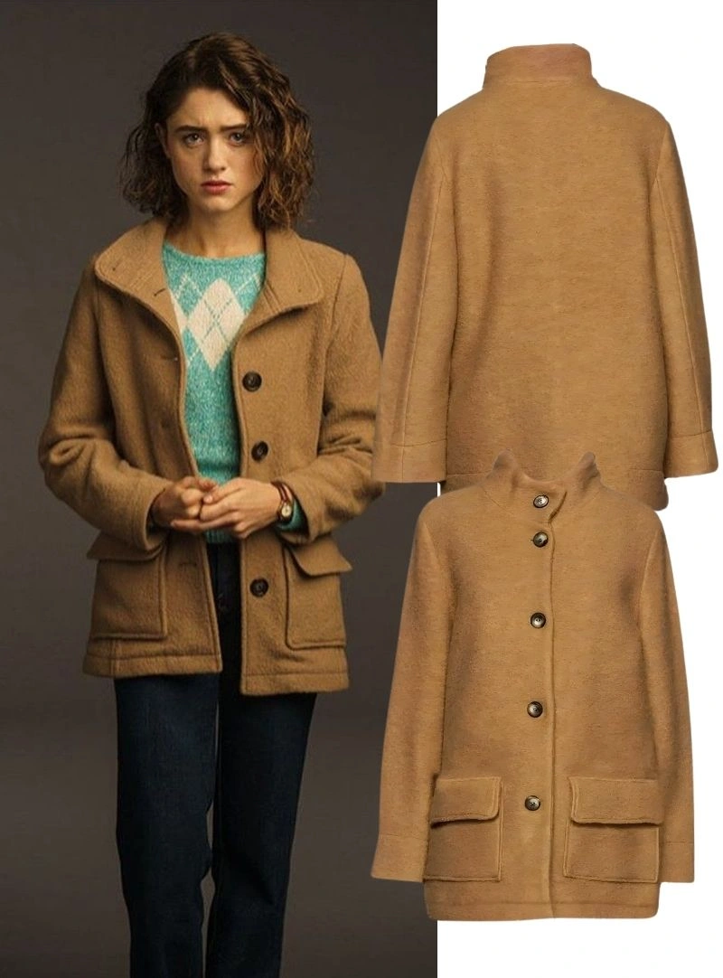 Stranger Things Wheeler Nancy Brown Wool Coat Stranger Things Wheeler Nancy Brown Wool Coat